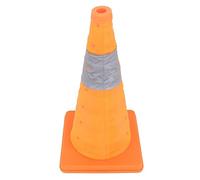 CFTGIW Cône de sécurité Réfléchissant 45x24,5x24,5 Cm Cône de sécurité Routier Souple et Portable Pliable pour le Stationnement sur Route Hauteur de 45 Cm avec Ce Réglage [Hauteur réglable] Peut