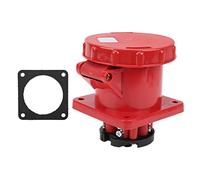 CFTGIW Connecteur Industriel 380415V 63A 3P + N + E, Prise Droite à 5 Broches, étanche IP67, pour le Courant électrique de la Colonne Agricole, Pièces de Contacts, Excellente Isolation, Adoption de