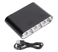 CFTGIW Convertisseur de Décodeur Numérique 5.1 Stéréo SPDIF Coaxial AUX vers 6 Convertisseur de Décodeur pour TV Home Cinema Décodage Autre Son Deux Prise en Charge Numérique DTS