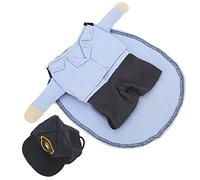 CFTGIW Costume de Transporteur de Courrier pour Animaux de Compagnie Costumes Drôles et Doux Costume pour Animaux de Compagnie avec pour Petits Chiens et Chats XL Adorable Prise et FR de