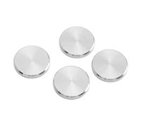 CFTGIW Couvercle DE Bouton d'ouverture en Métal 4 Pièces, Couvercle DE Bouton Avant en Alliage d'aluminium pour REVOX A77 A76 A78 A50 MK I MK II III A50 I A76 II, l'ouvreur Est CHAMP