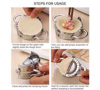 CFTGIW Cuisine en Acier Inoxydable Pâte à aux Fruits Passe à aux Outils de Pâtisserie Utilisez-vous Faire une Boulette (Grande taille)
