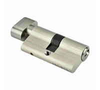 CFTGIW Cylindre de Serrure de Porte de Chambre à Coucher à Cylindre Simple en Cuivre avec Clés) il Est Robuste, Pur, Durable, de Haute qualité, Protection de sécurité Complète Ouverte 0 de la (L =