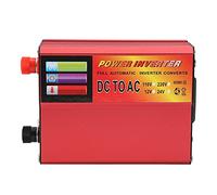 CFTGIW DC12V à AC220V Digital Car Power Converter 600W Intelligent avec Indicateur LED