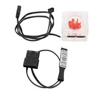 CFTGIW Débitmètre de Refroidissement par Eau G1/4 Filetage 8 3 Voies Compteur de Vitesse de Rotation en Acrylique Durable pour Ordinateur Blanc Pouvez-vous Observer et Mesurer Ce Débit Conçu à 8