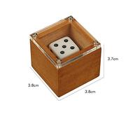 CFTGIW Dés Magiques Accessoires Magiques de Dés Changement de Numéro de Point Accessoires d'illusion de Scène avec Public Paquet Interactif Exquis Facile Une Magie Simple Adaptée et à Courte Portée