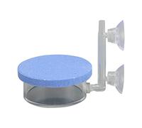 CFTGIW Diffuseur de CO2 pour Aquarium, Compteur de Bulles Professionnel Silencieux avec Ventouse pour Aquarium planté, Plus de Température de l'air CO2 Matériau de qualité Supérieure Blanc élevé