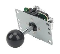 CFTGIW DIY USB Controller Computer Rocker Oval Joysticks avec Contrôle pour Jeu d' Blanc et Démarrer le Jeu et les Joysticks de ContrôleurDIY JoystickArcade JoystickArcade PartArcade (BLACK)