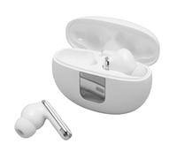 CFTGIW Écouteurs Affichage Numérique Réduction du Bruit Eq Égaliseur de la Batterie Life 5.4 Casque avec Boîtier de Charge Blanc Celles-ci Assurent Les écouteurs Stables Un sans tabout. (White)