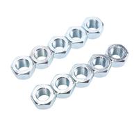 CFTGIW Écrous de Roue de Remorque Haute Résistance Zingués à extrémité Ouverte, Fixation Sécurisée pour Goujons de 1/2 Po, Jeu de 10 Boulons de Roue pour Camions et Campin