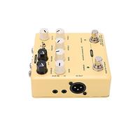 CFTGIW Effet de Préampli Acoustique Pédale d'Effet de Guitare égaliseur 3 Bandes avec Fonction de Sortie XLR DI de 60 Secondes avec EASY a Acoustic Preamp EffectGuitar Preamp EffectAcoustic DI Pedal3