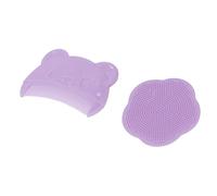 CFTGIW Ensemble de 2 Brosses pour Cuir Chevelu, Brosse de Bain en Silicone Souple et Sensorielle, Outil de Bain Confortable pour nouveau-né, Peigne Rouge, le Mieux adapté à la pour Cuir Chevelu, de