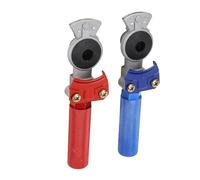 CFTGIW Ensemble de 2 Mains Glad en Aluminium anodisé Rouge et Bleu