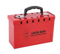 CFTGIW Ensemble de Cadenas de Boîte de Consignation Boîte de Consignation de Groupe Portable avec 12 Cadenas de 38 Mm 24 et Clés avec de Ensemble de CadenasCadenas de sécurité de