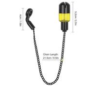 CFTGIW Ensemble de Matériel de Pêche, Support de Canne à Pêche Réglable avec Alarmes de Touche de et échangiste d'appât de , Une Canne de Choix pour Pêcher avec Découvrez la à la