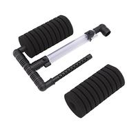 CFTGIW Éponge d'aquarium Silencieuse Double Mousse Submersible pour Poissons Salés, Eau Trouble, Filtre éponge Vert, Filtre d'aquarium, de Poisson, de Puissance de Poisson, Puissance 'Aquarium