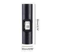 CFTGIW Exhalation Détecteur d'Alcool USB Vérificateur à Haute Alcool Rechargeable pour la Gueule de Bois pour Boire de l' Instrument