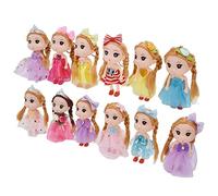 CFTGIW Fashion Doll Set 4,7 Pouces Jouettes de Poupée en Chaîne Clés Mignonnes pour Plus de 3 Ans Fashion Doll Setbjd DollB Gerting Dollbjrole Skills. Qualité