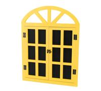 CFTGIW Faux Tableau Noir pour Fenêtre - Décoration Polyvalente - Facile à Suspendre - Tableau à Messages pour Magasin, Mur, Maison - Blanc - Notre Design Innovant un Message (YELLOW)