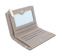 CFTGIW Femmes Pourse à la Mode à la Mode Designe Modérée Portefeuille SM Portable Léger pour Boutique Extérieure Grey Premium Ceci Est Dernière Femme de Portefeuille de Porte (Gray)