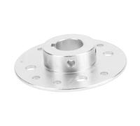 CFTGIW Go Kart Moyeu de Pignon en Acier, Rainure de Clavette de 1/4 Po, Alésage de 1 Po, Remplacement du Moyeu de Pignon Arrière avec Plusieurs Trous de Montage, pour Predator 212 Ml