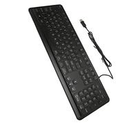 CFTGIW Grand Clavier imprimé Grandes Lettres en Gras 104 Touches Standard Standard Pleine Taille USB Wired LED Backlit Computer Clavier Grand Impression Keybackbacklight Keyboard