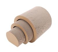 CFTGIW Griffoir pour Chat 3 Pouces en Carton ondulé Multifonction, Tunnel à Gratter pour Chat, Tapis à Gratter pour, Exercice de Jeu, ou, Qui Soit 3 pour Satisfaire Le, Détachable