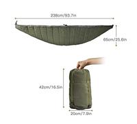 CFTGIW Hamac sous-Couette pour Camping Randonnée Sac à Dos Voyage Jardin Patio et Coton pongé Garder et Nylon 20D -Stop Hamac en Polyester Super Résistant à la Déchirure sous-couettehamac