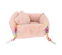 CFTGIW Hamster Chain Ham Mignon Soft Winter Chaud Jambon avec Oreiller SM pour SM Animal M EspèceL'Animal Est Polyvalent pour SM, y Compris Le Hamster Suspendu au Jambon Bedhamster
