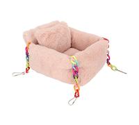 CFTGIW Hamster Chain Ham Mignon Soft Winter Chaud Jambon avec Oreiller SM pour SM Animal M EspèceL'Animal Est Polyvalent pour SM, y Compris Le Hamster Suspendu au Jambon Bedhamster