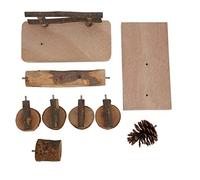 CFTGIW Hamster Grimpant des Jouets en Bois Hamster de Jeu pour Les Petits Animaux de qualité Pine Wood Board et Co Grimpant Toyshamster Playground Toywood