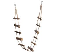 CFTGIW Hamster pour Animaux de Compagnie à Corde à échelle de Corde Pont de Suspension pour Oiseaux Jouet de Matériau en Bois et Est 2 Same de Compagnie de Bite à Lame à en à Escalade