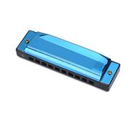 CFTGIW Harmonica 10 Trous 20 Touches de C Blues Instrument de Musique pour Orgue à Bouche pour Débutant Harmonica de qualité Peigne PropreHarmonica à 10 TrousMouth OrganBlues HarmonicaC Key (BLUE)