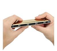 CFTGIW Harmonica Trémolo 24 Trous, Instrument de Musique à Vent pour Harpe, Cadeau pour Débutant, Prononciation de orée et Th 24 Trous Tremolo HarmonicaTremolo HarmonicaE Key Harmonica24 (B)