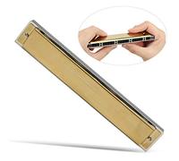 CFTGIW Harmonica Trémolo 24 Trous, Instrument de Musique à Vent pour Harpe, Cadeau pour Débutant, Prononciation de orée et Th 24 Trous Tremolo HarmonicaTremolo HarmonicaE Key Harmonica24