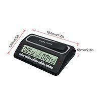 CFTGIW Horloge d'échecs Numérique Minuterie de Jeu d'échecs avec Indicateur LED 39 Système de Chronométrage préréglé pour Le Système de Retard de Préréglage du Temps ' International Compte à