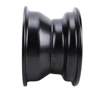 CFTGIW Jante de Roue de VTT 16x8-7, 7 Pouces, en Acier, 3 Trous de Boulons, pour Kazuma Quad Go Kart ATV UTV Hors Route, avec Conception Large pour Une Meilleure Adhérence (Black)