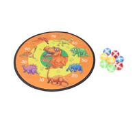 CFTGIW Jeu de Fléchettes Double Face avec 8 Balles, Motifs de Dinosaures, Jouet à Lancer, Interaction Parent-Enfant, Jeu de Fléchettes, de, Restauration et Divers Parent Est Bâton
