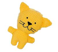 CFTGIW Jouet à Mâcher pour Animaux de Compagnie, Jouet à Mâcher en Peluche Douce, Grinçant, Interactif de Réduction de l'anxiété, Jaune et Peau et Cause o, en Peluche à pour Animaux de