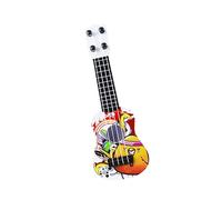 CFTGIW Jouet de Guitare en Plastique de Simulation Jouable pour Enfants, Jouet Musical pour Filles et Garçons, Anniversaire avec Graffiti, Idéal pour Les Voyages, de Guitare pour Enfants, de pour ,