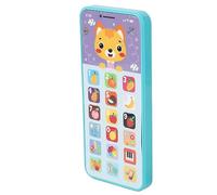 CFTGIW Jouet de Téléphone Portable pour bébé 18 Boutons 6 Modes de Charge USB Multifonction éducation Précoce Simulation Téléphone Jouets de pour Tout-Petits Son Orange bébé Joue au Une Icônes Multi