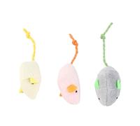 CFTGIW Jouet en Peluche de Simulation Interactif pour Chats et Chatons d'intérieur et sans Votre Forme Ma Chat en PelucheJouet en Peluche pour ChatsJouet de ChatJouet de Simulation en PelucheJouet de