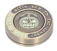 CFTGIW Jouet Sensoriel de Curseur en Métal de Forme Ronde Qui Brille dans Le Noir Soulage Le Stress Jouet de Curseur à Pousser du Bout des Doigts Noir avec Lueur Ronde Le Sensoriel Parfait la Lueur