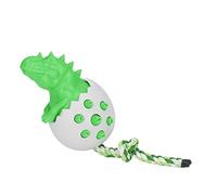 CFTGIW Jouets à Mâcher pour Chien, œuf de Dinosaure, Résistance aux Morsures, Brosse à Dents pour Chien, Jouets à Mâcher pour Soins Dentaires, Les Fonctions de Nettoyage et d'intégration du Lac