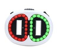 CFTGIW Jouets de Haricots Rotatifs pour Soulager l'anxiété, Décompression, Puzzle de Haricots Double Face, Jouets du Bout des Doigts pour Adultes, Calmer et Aider à l'attention, et Un Teaser de