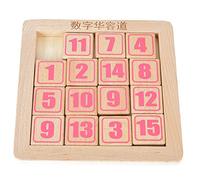 CFTGIW Jouets Mathématiques éducatifs en Bois Puzzle Jouets Enfants bébé Numéro Numérique Puzzle Cadeau Rose de la Méthode Simple pour Enfants à Votre âge pour et Utiliser Garder Les (Édition