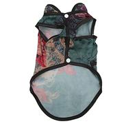 CFTGIW Jupe Cheongsam pour Animaux de Compagnie, Douce et Exquise, Pivoine Rétro, Jupe de Style Chinois pour Petits Animaux de Compagnie, Lapin ChinchillaL Est Un Tissu et Un Matériau Nocif, de (S)