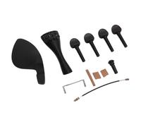 CFTGIW Kit d'Accessoires pour Violon, Pièces de Rechange en Métal et Bois pour Instrument de Musique de Taille 4/4, Kit d'Accessoires pour Violon de Haute Qualité4/ Accessoires pour