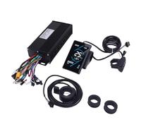 CFTGIW Kit de Contrôleur de Vélo 40A Sinusoïdal 3 Modes, Contrôleur de Moteur sans Balais T5S, Panneau de Commande à écran Couleur LCD, Accélérateur au Pouce 130X pour la Fonction de Modification,