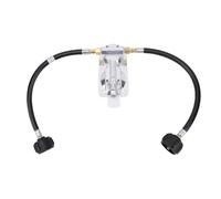 CFTGIW Kit de Régulateur de Gaz RV, Système de Changement Automatique à Pression à Double étape, 250 Psi 287 500 BTU avec Tuyau de Naisse de Cochon de 12 Pouces pour Les VR, Remorques